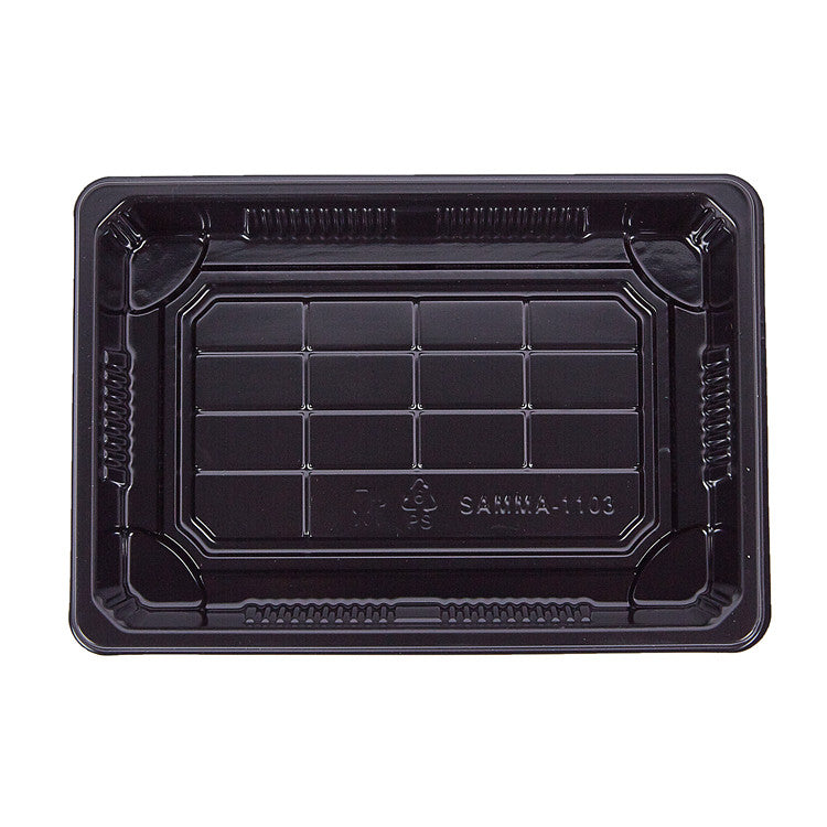 Black Sushi Tray (400 Sets) per carton box