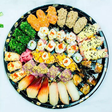 Round Platter (Momiji), 200 sets carton box