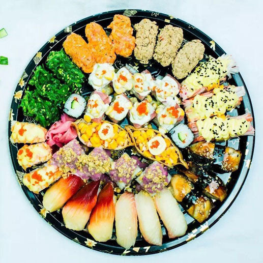 Round Platter (Momiji), 200 sets carton box