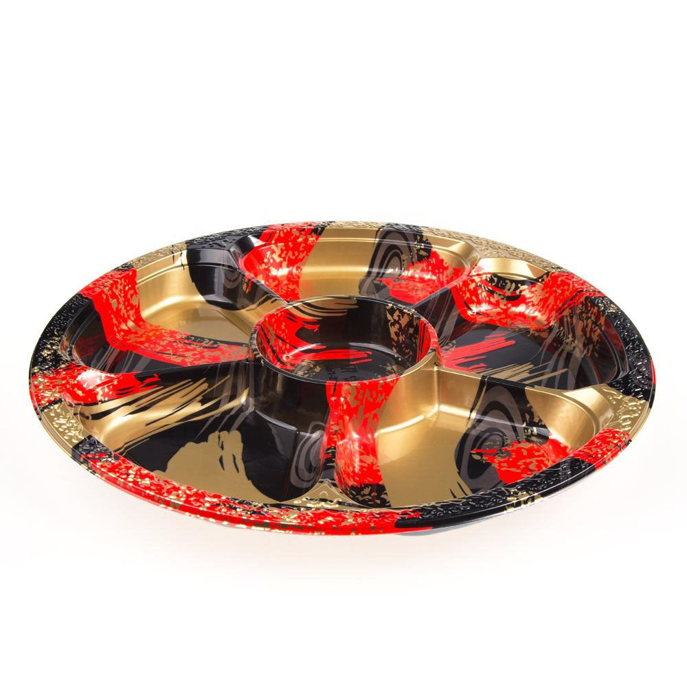 Round Platter (6 Compartments)
